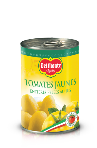 Del Monte France | Tomates Jaunes Entieres Pelees au jus