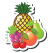 Cocktail de fruits au sirop léger